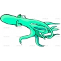 Векторный клипарт «Морские животные (61)»