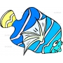 Векторный клипарт «Морские животные (73)»