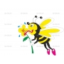Векторный клипарт «Пчела (7)»