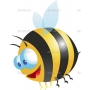 Векторный клипарт «Пчела (9)»