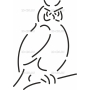 Векторный клипарт «OWL_I»