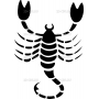 Векторный клипарт «Скорпион (1)»