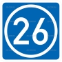 Векторный клипарт «Дорожный знак (86)»