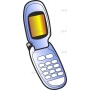 Векторный клипарт «Сотовый телефон Samsung (1)»