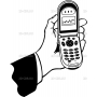 Векторный клипарт «Телефонная тематика (37)»