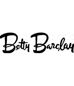 BETTY BARCLAY