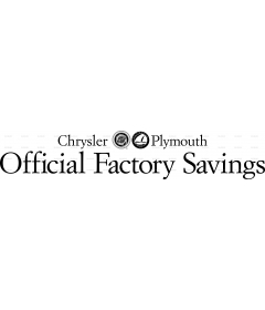 Chrysler Savings