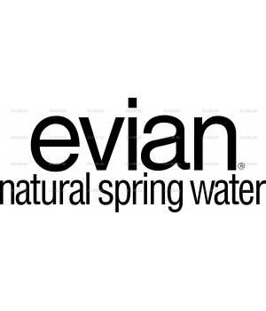 EVIAN WATER 1