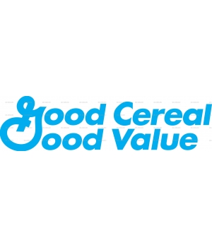GOOD CEREAL GOOD VALUE