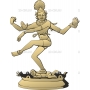 Векторный клипарт «Бог Индии Шива»