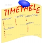 Векторный клипарт «TIMETABL»