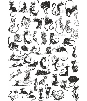 Мультяшные животные (комплект) (46)