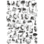 Векторный клипарт «Мультяшные животные (комплект) (46)»