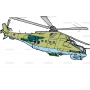 Векторный клипарт «Mi-24»