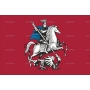 Векторный клипарт «Флаг Москвы»
