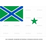 Векторный клипарт «Флаг командира соединения кораблей»