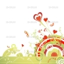Векторный клипарт «Графика День Валентина (33)»