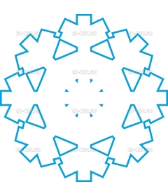 Снежинка (123)
