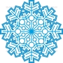 Векторный клипарт «Снежинка (126)»
