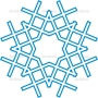 Векторный клипарт «Снежинка (128)»