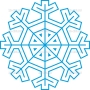 Векторный клипарт «Снежинка (134)»