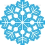 Векторный клипарт «Снежинка (136)»