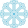Векторный клипарт «Снежинка (141)»