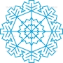Векторный клипарт «Снежинка (147)»