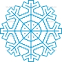 Векторный клипарт «Снежинка (148)»