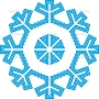 Векторный клипарт «Снежинка (152)»