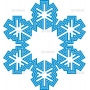 Векторный клипарт «Снежинка (169)»