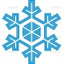 Векторный клипарт «Снежинка (34)»