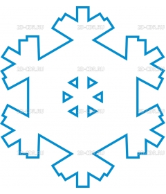 Снежинка (36)