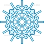 Векторный клипарт «Снежинка (46)»