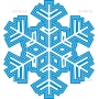 Векторный клипарт «Снежинка (58)»