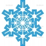 Векторный клипарт «Снежинка (71)»
