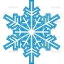 Векторный клипарт «Снежинка (72)»