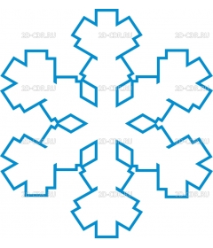Снежинка (80)