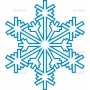 Векторный клипарт «Снежинка (82)»