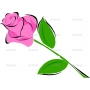 Векторный клипарт «Роза (29)»