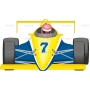 Векторный клипарт «RACECAR2»
