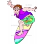 Векторный клипарт «SURFING»
