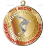Векторный клипарт «Спортивная медаль (2)»