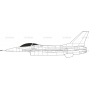 Векторный клипарт «F16SIDE»