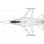 Векторный клипарт «F16TOP»
