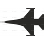 Векторный клипарт «F16TPBLK»