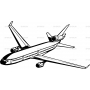 Векторный клипарт «Воздушный транспорт (63)»