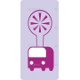 Векторный клипарт «Тролейбус (9)»