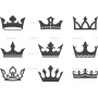 Векторный клипарт «Короны (11)»
