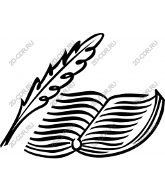  Pen and open book